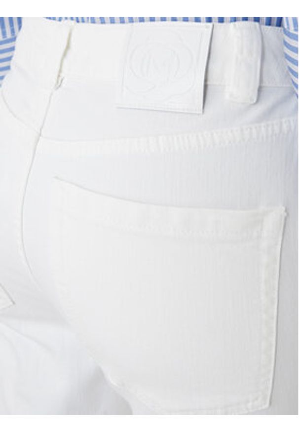 Marella Jeansy Esodo 2613131034 Biały Flare Fit. Kolor: biały