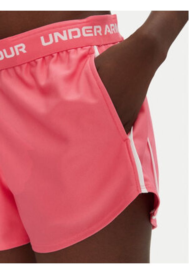 Under Armour Szorty sportowe Tech™ Play Up 1389882 Różowy Regular Fit. Kolor: różowy. Materiał: syntetyk