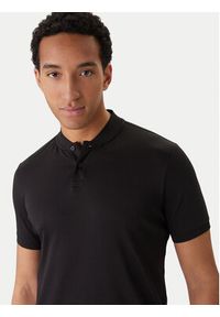 Calvin Klein Polo K10K111201 Czarny Regular Fit. Typ kołnierza: polo. Kolor: czarny. Materiał: bawełna #4