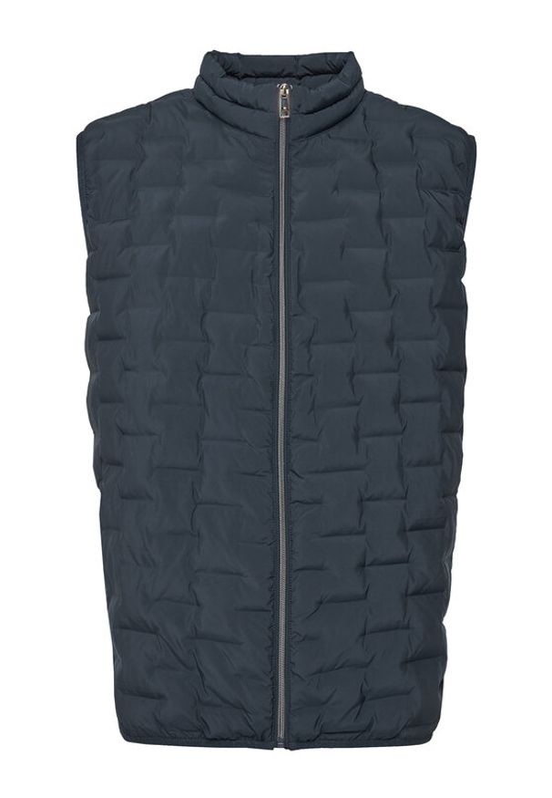 Bugatti Bezrękawnik 8800 75148C D Niebieski Regular Fit. Kolor: niebieski. Materiał: syntetyk. Długość rękawa: bez rękawów