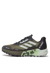 Adidas - adidas Buty do biegania Terrex Agravic Flow GORE-TEX Trail Running 2.0 IG8020 Khaki. Kolor: brązowy. Technologia: Gore-Tex. Model: Adidas Terrex. Sport: bieganie #4
