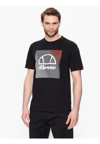 Ellesse T-Shirt Flecta SXR17843 Czarny Regular Fit. Kolor: czarny. Materiał: bawełna