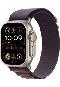 APPLE - Smartwatch Apple Watch Ultra 2 GPS + Cellular, 49mm Koperta z tytanu z opaskš Alpine w kolorze indygo - L. Rodzaj zegarka: smartwatch