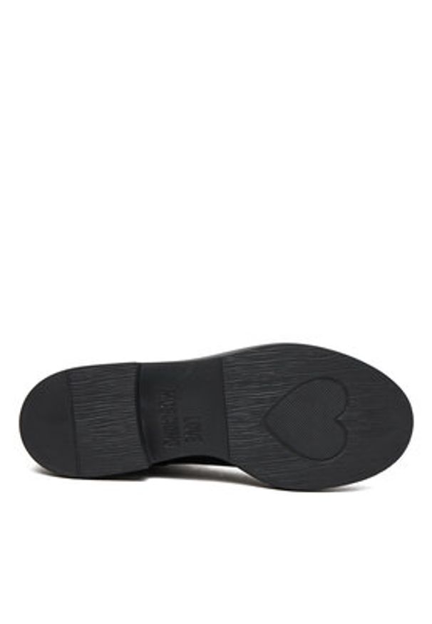 Love Moschino - LOVE MOSCHINO Botki JA24044G0NIA0000 Czarny. Kolor: czarny. Materiał: skóra