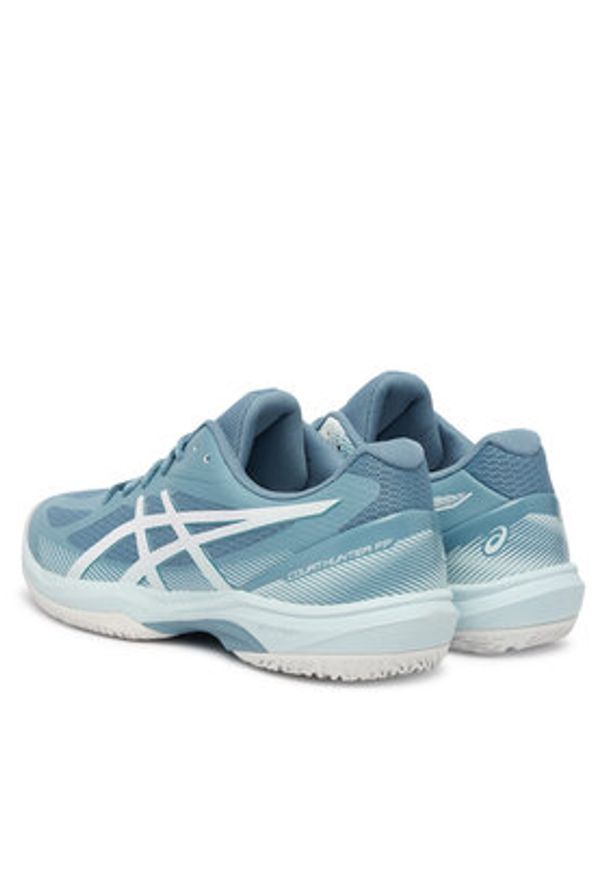 Asics Buty halowe Court Hunter Ff 1071A111 Niebieski jasny. Kolor: niebieski. Materiał: skóra