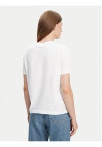 Calvin Klein T-Shirt LV044C905G Biały Regular Fit. Kolor: biały. Materiał: bawełna #3