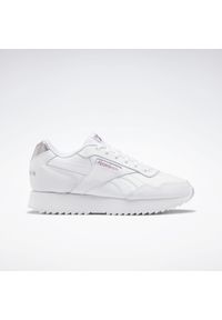 Buty do chodzenia damskie Reebok Glide Ripple Doubl. Kolor: biały, różowy, wielokolorowy. Materiał: skóra. Szerokość cholewki: normalna. Sport: turystyka piesza