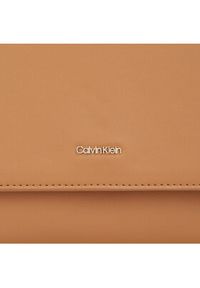 Calvin Klein Torebka Ck Must Top Handle Tote W/Flap K60K611043 Brązowy. Kolor: brązowy #4