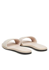 Calvin Klein Klapki Flat Slide - He HW0HW02378 Écru. Materiał: materiał