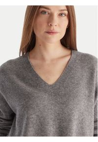 Kontatto Sweter 3M0842C Szary Relaxed Fit. Kolor: szary. Materiał: syntetyk #3