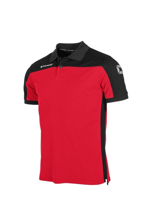 STANNO - Polo Stanno Pride. Typ kołnierza: polo. Kolor: wielokolorowy, czarny, czerwony. Materiał: poliester. Styl: elegancki