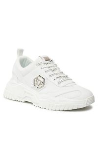 Philipp Plein - PHILIPP PLEIN Sneakersy Predator SADS USC0569 PTE003N Biały. Kolor: biały. Materiał: materiał #4