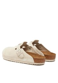 Birkenstock Klapki Boston zamsz 1027667 Biały. Kolor: biały. Materiał: zamsz, skóra #4