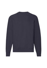 FRUIT OF THE LOOM - Klasyczna Bluza Raglanowa Unisex Dla Dorosłych. Kolor: niebieski. Długość rękawa: raglanowy rękaw