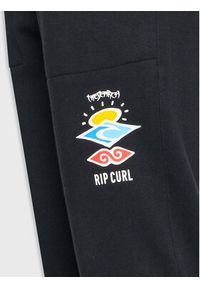 Rip Curl Spodnie dresowe Search Icon CPACL9 Czarny Straight Fit. Kolor: czarny. Materiał: dresówka, bawełna, syntetyk