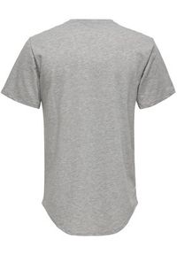 Only & Sons T-Shirt Matt 22002973 Szary Regular Fit. Kolor: szary. Materiał: bawełna, syntetyk #4