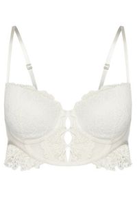 Hunkemöller Biustonosz z fiszbiną 302382 Écru. Materiał: syntetyk #4