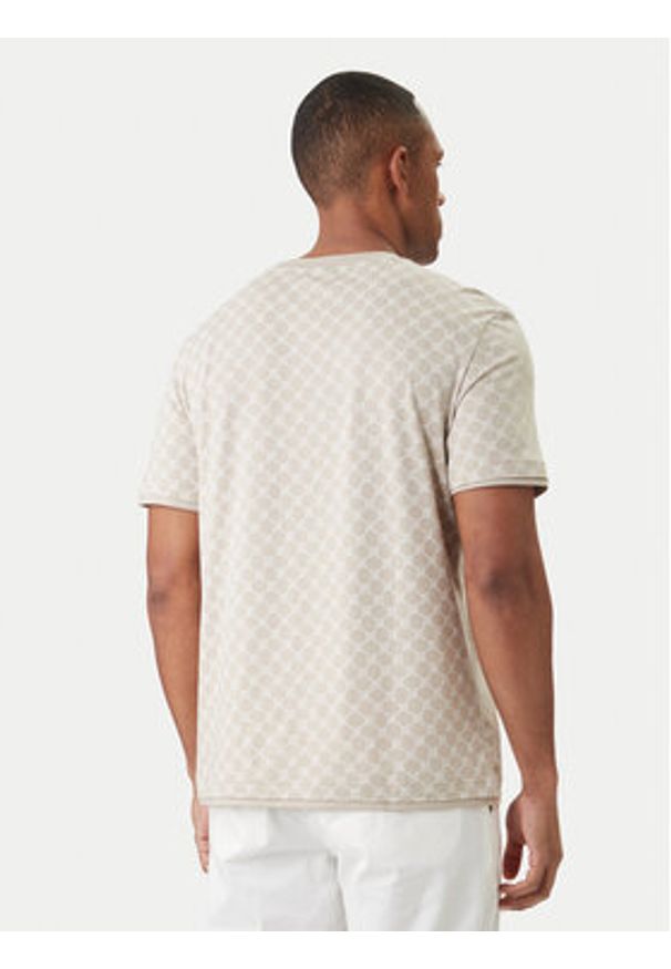 JOOP! T-Shirt Victormanuel 30101945 Beżowy Regular Fit. Kolor: beżowy. Materiał: bawełna
