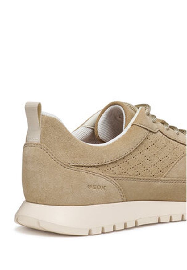 Geox Sneakersy D Sukie 2.0 D65YPA 00022 C5002 Beżowy. Kolor: beżowy. Materiał: skóra, zamsz