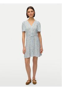 Vero Moda Sukienka letnia Alba 10292845 Biały Regular Fit. Kolor: biały. Materiał: wiskoza. Sezon: lato #2