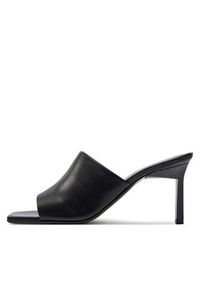 Calvin Klein Klapki Heel Mule 70 Lth HW0HW01948 Czarny. Kolor: czarny. Materiał: skóra #4