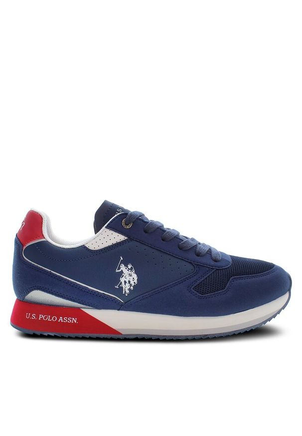 Sneakersy U.S. Polo Assn.. Kolor: niebieski