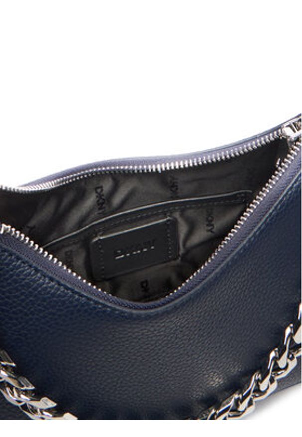 DKNY Torebka R52EAI10 Granatowy. Kolor: niebieski. Materiał: skórzane