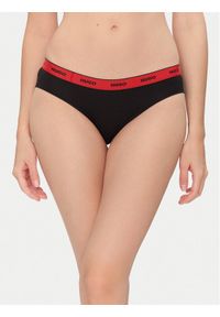 Hugo - HUGO Figi klasyczne 50545716 Czarny. Kolor: czarny. Materiał: bawełna