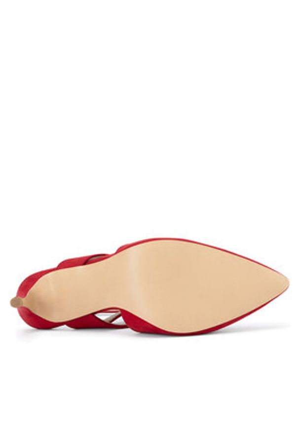 DeeZee Sandały WYL3616-5 Czerwony. Kolor: czerwony. Materiał: materiał