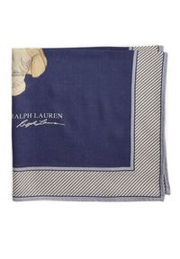 Polo Ralph Lauren Chusta 455981446001 Granatowy. Kolor: niebieski. Materiał: wełna, materiał