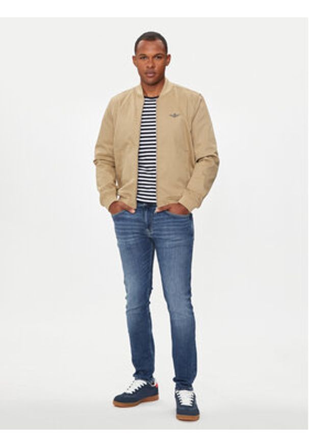 Pepe Jeans Jeansy Finsbury PM206321 Niebieski Skinny Fit. Kolor: niebieski