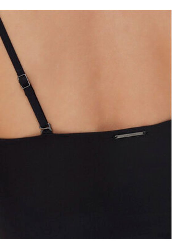 Calvin Klein Swimwear Strój kąpielowy Bandeau One Piece-Rp KW0KW02709 Czarny. Kolor: czarny. Materiał: syntetyk