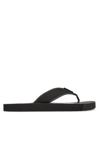 Tommy Jeans Japonki Tjm Elevated Beach Sandal EM0EM01561 Czarny. Kolor: czarny. Materiał: materiał