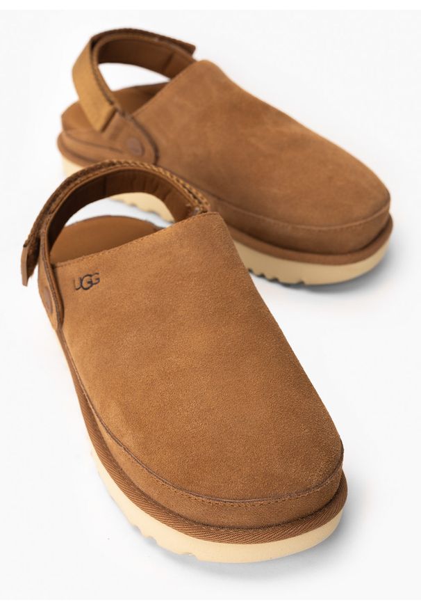 Ugg - UGG Goldenstar Clog Klapki damskie. Kolor: brązowy