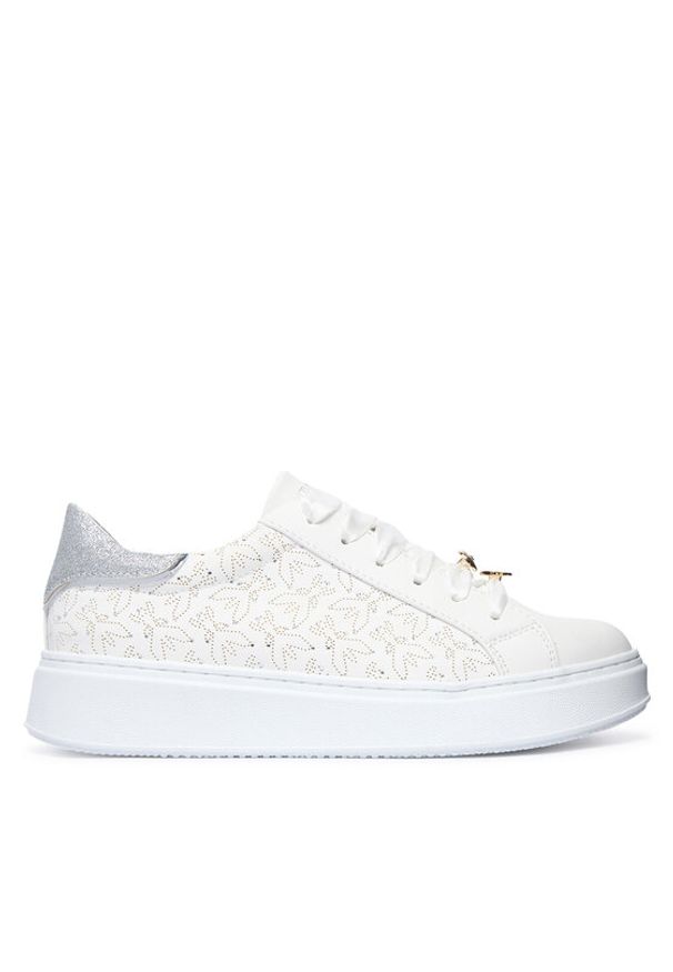 Patrizia Pepe Sneakersy PPK327.06 Biały. Kolor: biały. Materiał: skóra