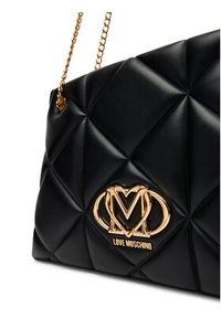 Love Moschino - LOVE MOSCHINO Torebka JC4040PP1NLC0000 Czarny. Kolor: czarny. Materiał: skórzane #5