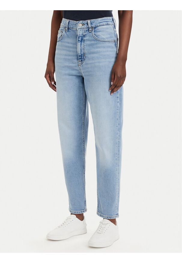 Tommy Jeans Jeansy Mom Jean Uh Tpr Bi0112 Co DW0DW20041 Niebieski Regular Fit. Kolor: niebieski