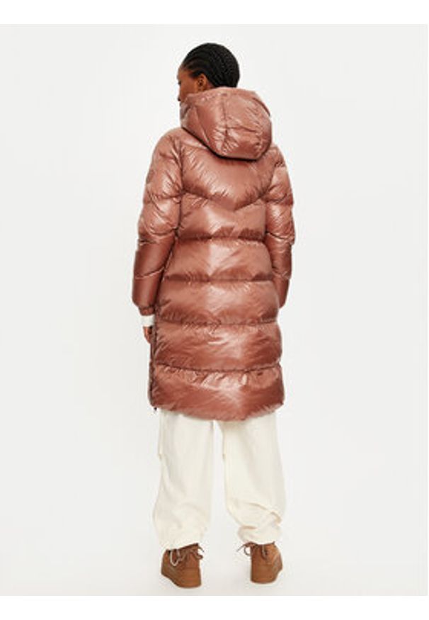 Woolrich Płaszcz zimowy Aliquippa Long CFWWOU0926FRUT3085 Brązowy Regular Fit. Kolor: brązowy. Materiał: syntetyk. Sezon: zima