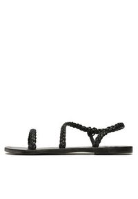 Manebi Sandały Sandals S 6.4 Y0 Czarny. Kolor: czarny. Materiał: skóra