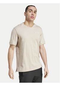 Adidas - adidas T-Shirt Terrex Xploric Logo IK9111 Beżowy Regular Fit. Kolor: beżowy. Materiał: bawełna #2