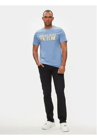 Versace Jeans Couture T-Shirt 76GAHT00 Kolorowy Regular Fit. Materiał: bawełna. Wzór: kolorowy #3