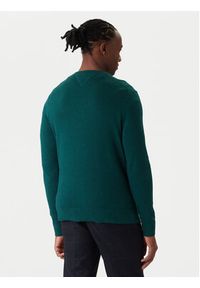 TOMMY HILFIGER - Tommy Hilfiger Sweter MW0MW28046 Zielony Regular Fit. Kolor: zielony. Materiał: bawełna #5