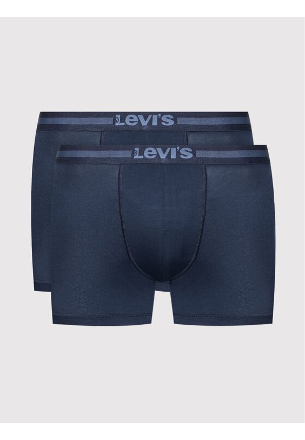 Levi's® Komplet 2 par bokserek 701203926 Granatowy. Kolor: niebieski. Materiał: lyocell