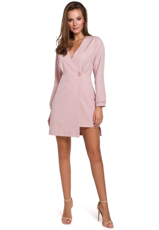 Sukienka wizytowa asymetryczna, elegancka, mini