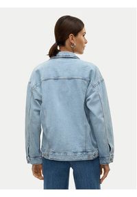 Vero Moda Kurtka jeansowa Tessa 10329868 Niebieski Relaxed Fit. Kolor: niebieski. Materiał: bawełna #5