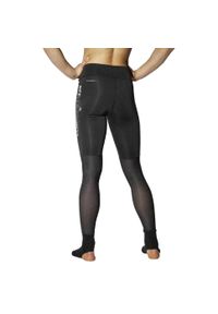 Reebok - Damskie Legginsy Ze Strzemiączkami Bojowymi. Kolor: czarny. Sport: turystyka piesza