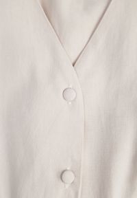 Born2be - Beżowa Sukienka o Rozkloszowanym Kroju z Wiskozą i Bawełną z Paskiem Kelaliria. Okazja: na co dzień, na randkę. Kolor: beżowy. Materiał: wiskoza, bawełna. Typ sukienki: proste. Styl: elegancki, casual #7