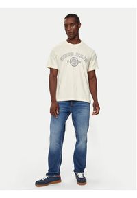 Guess T-Shirt M4BI83 K8FQ4 Écru Regular Fit. Materiał: bawełna