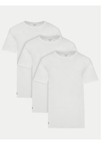 Lacoste Komplet t-shirtów TH9010 Biały Regular Fit. Kolor: biały. Materiał: bawełna
