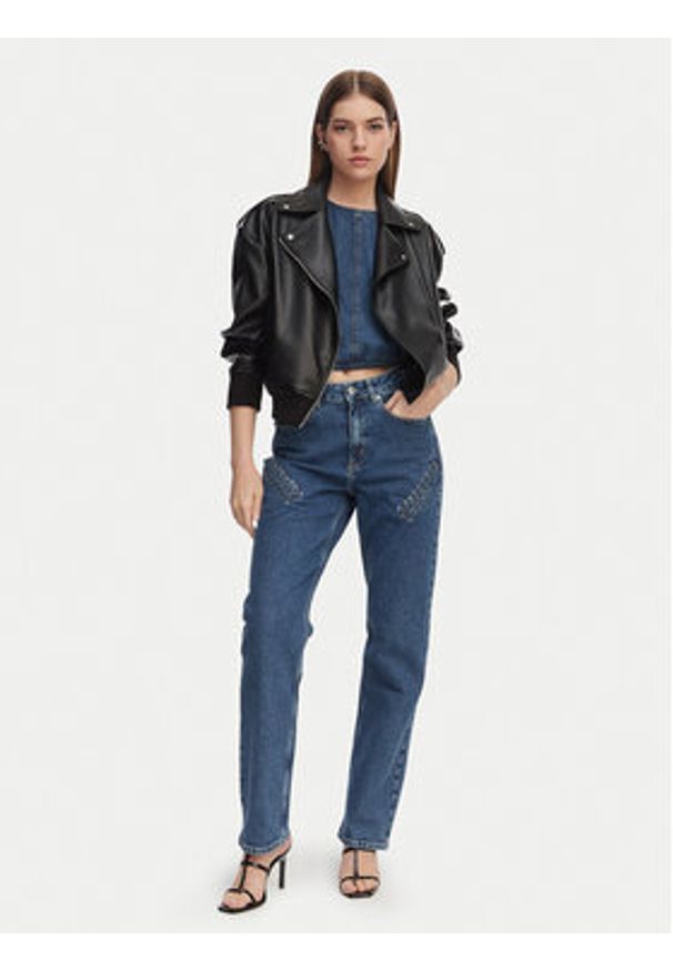 Karl Lagerfeld Jeans Jeansy B2W10086 Niebieski Straight Fit. Kolor: niebieski